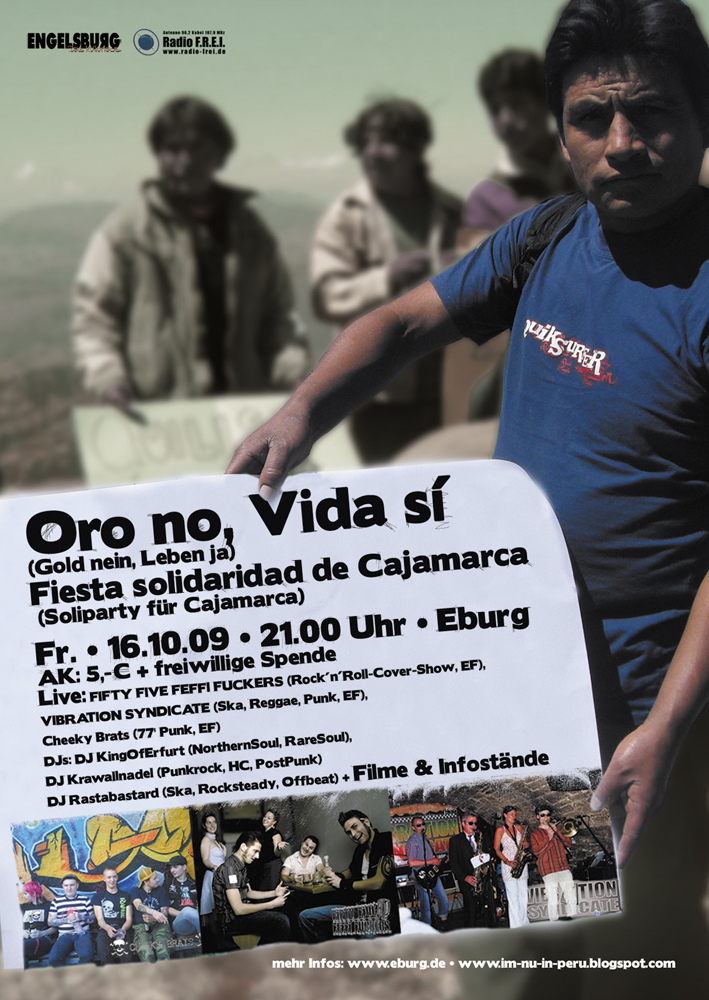 Oro no, Vida sí - Fiesta solidaridad de Cajamarca