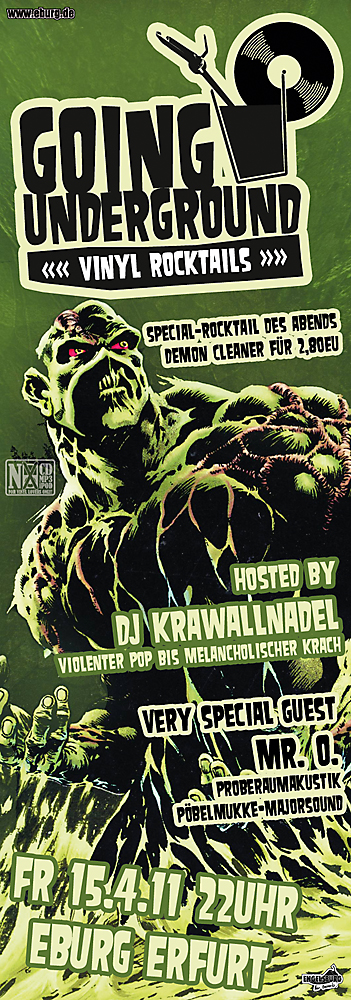 Going Underground am 15.4. in der Eburg