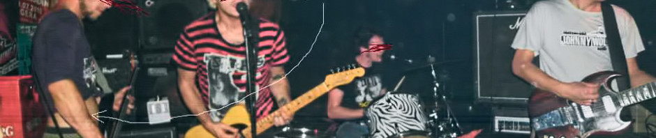 ISOTOPES-support steht: THE PISSED ONES (snotty 77er Punk aus Dräääsden) im Tiko