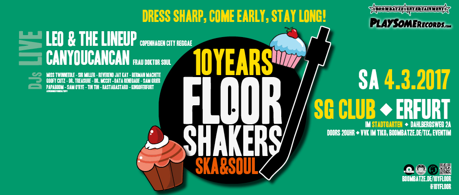 10 Years FLOORSHAKERS