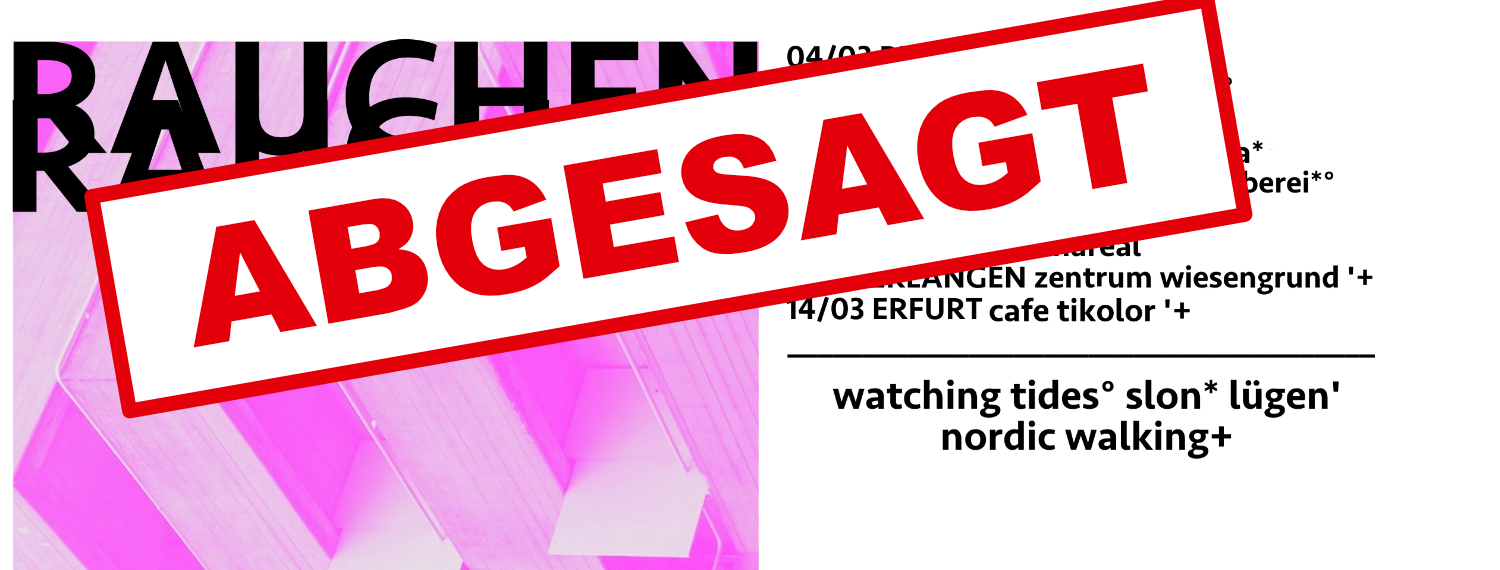 Rauchen leider abgesagt