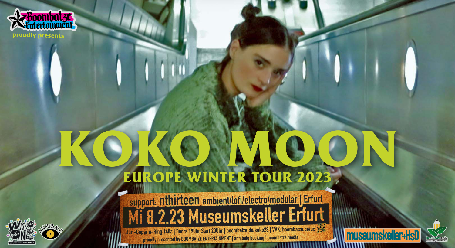 KOKO MOON [ITA] am 8.2.23 im Museumskeller Erfurt
