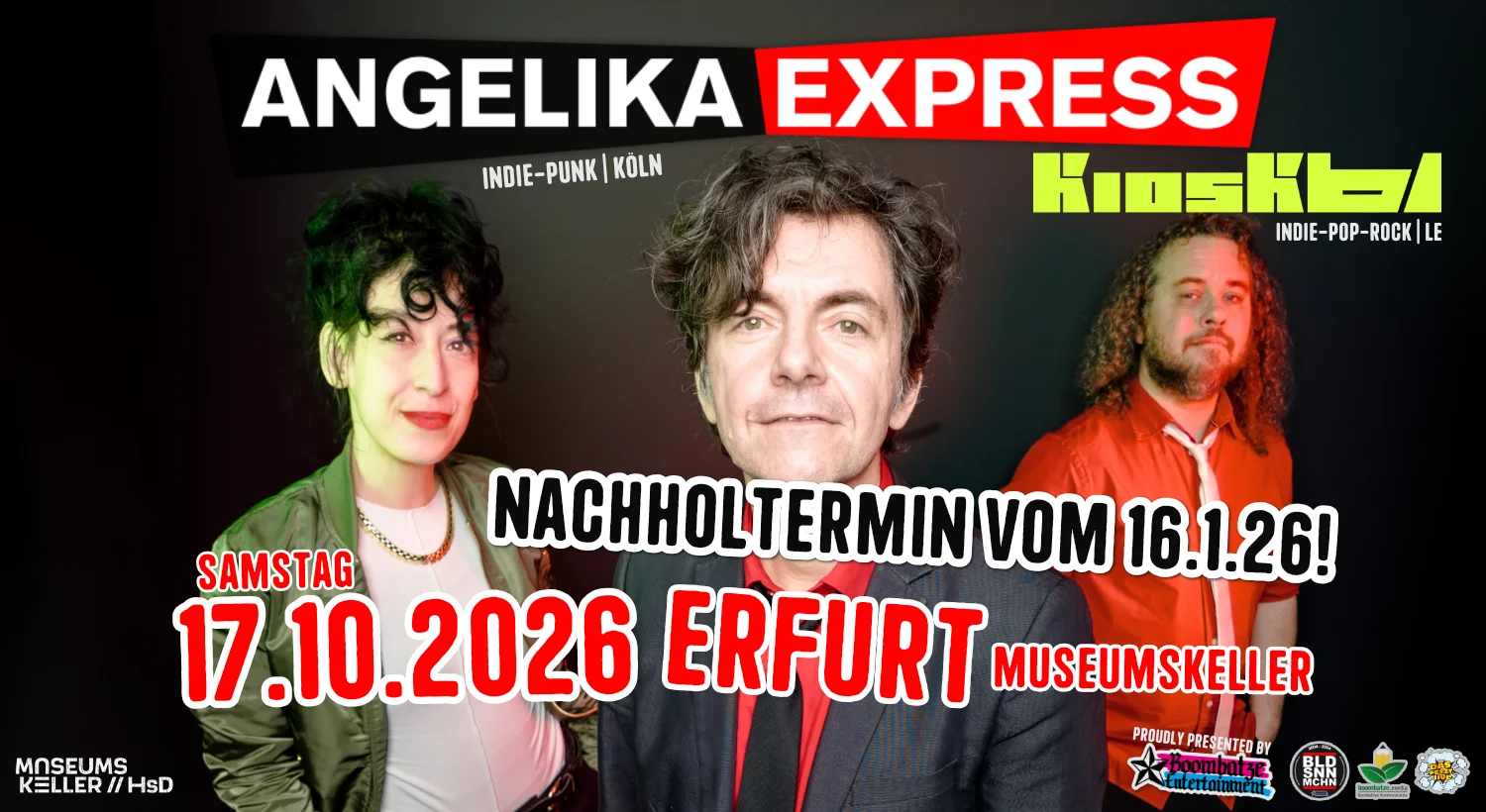 ANGELIKA EXPRESS [K] + KIOSK61 [LE] | Museumskeller Erfurt