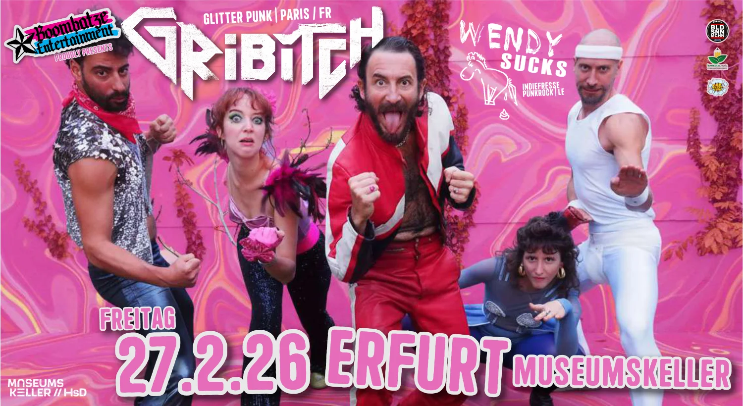GRIBITCH [Paris / FR] + WENDY SUCKS [LE] | Museumskeller Erfurt