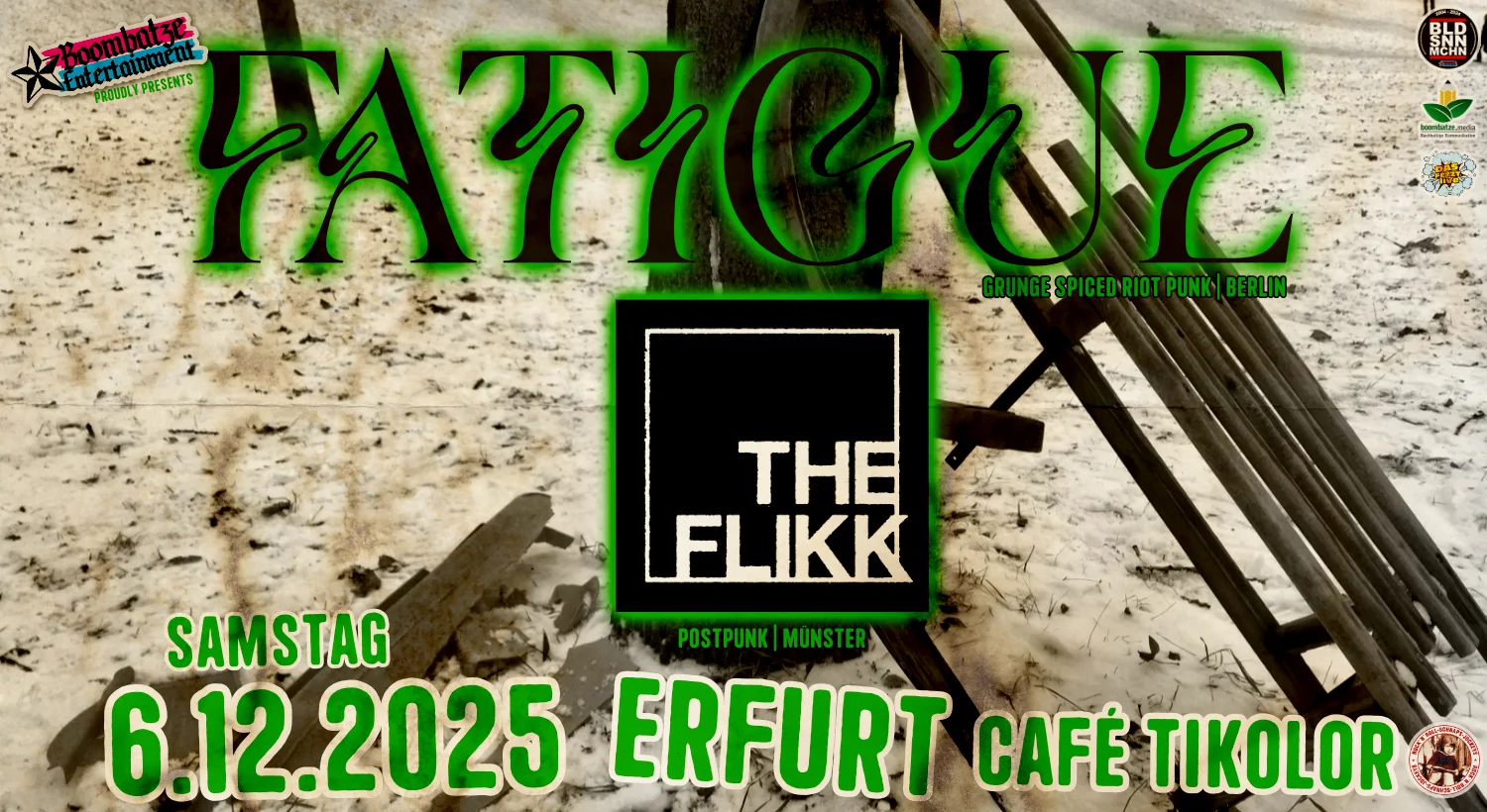 FATIGUE [Berlin] + THE_FLIKK [Münster] | Café Tikolor Erfurt