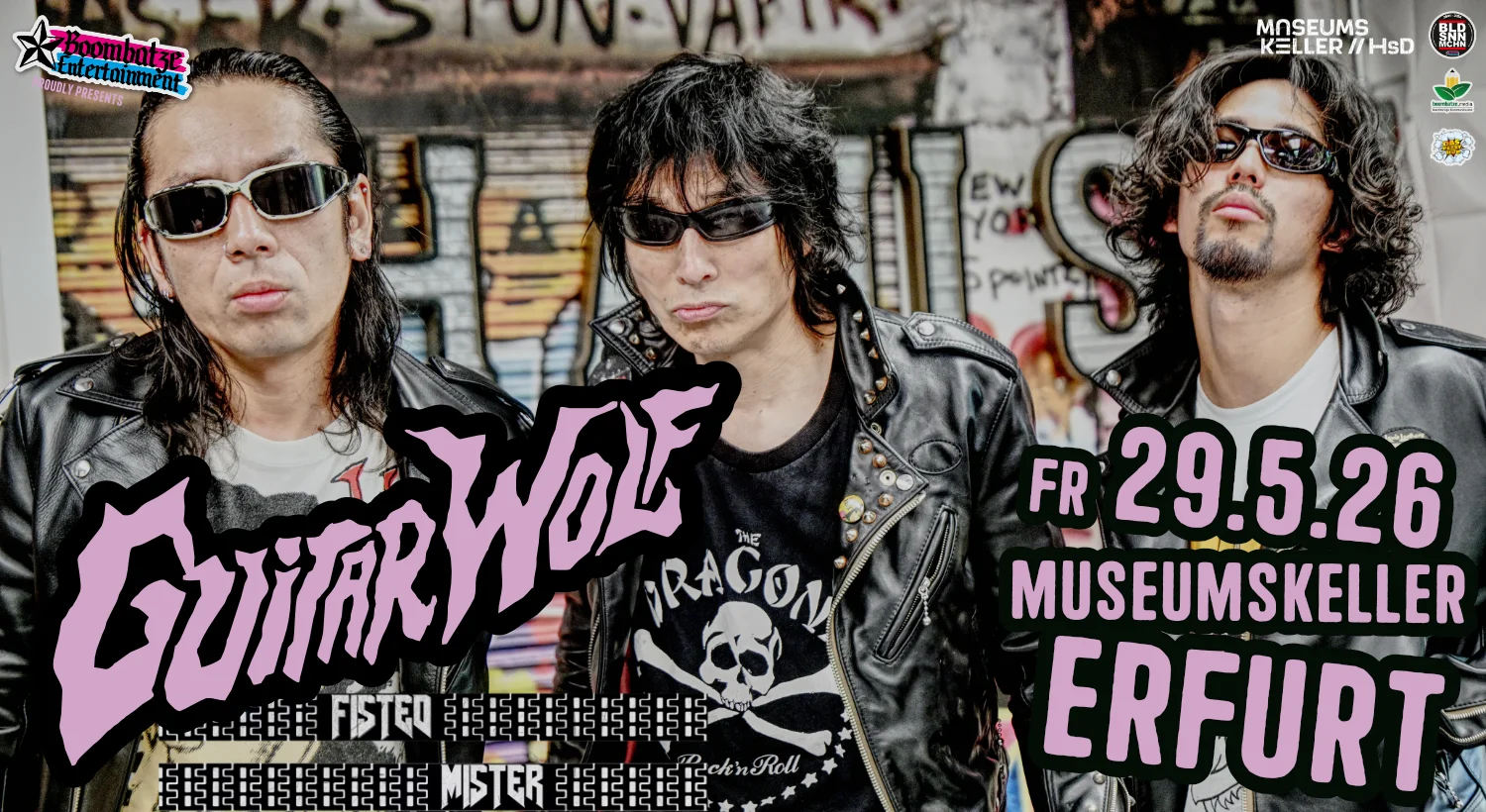 GUITAR WOLF [JAP] + FISTED MISTER [J] | Museumskeller Erfurt