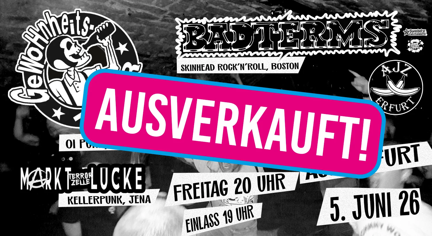 GEWOHNHEITSTRINKER [FR] + BAD TERMS [USA] | AJZ Erfurt