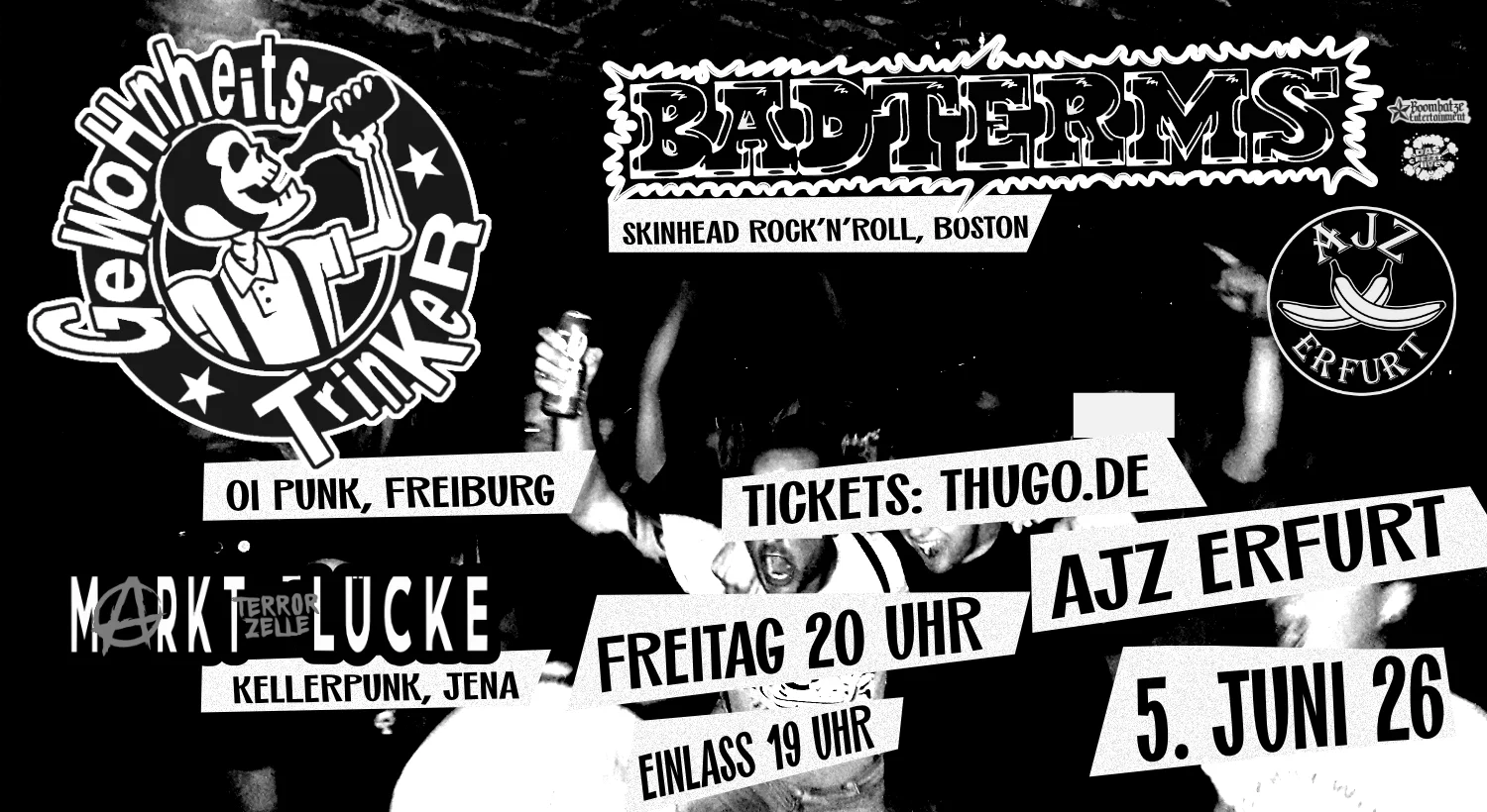 GEWOHNHEITSTRINKER [FR] + BAD TERMS [USA] | AJZ Erfurt