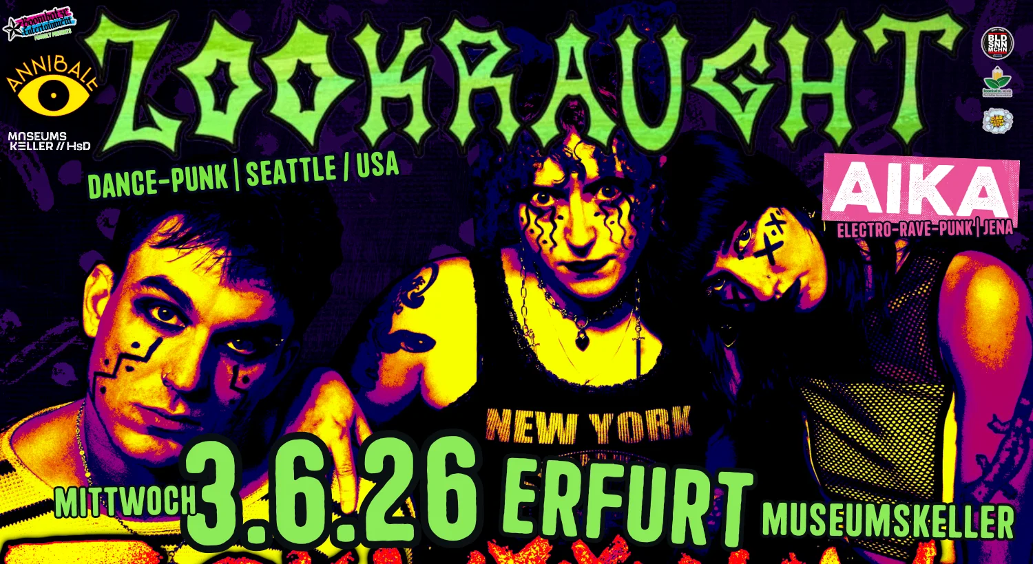 ZOOKRAUGHT [Seattle | USA] + AIKA [Jena] | Museumskeller Erfurt