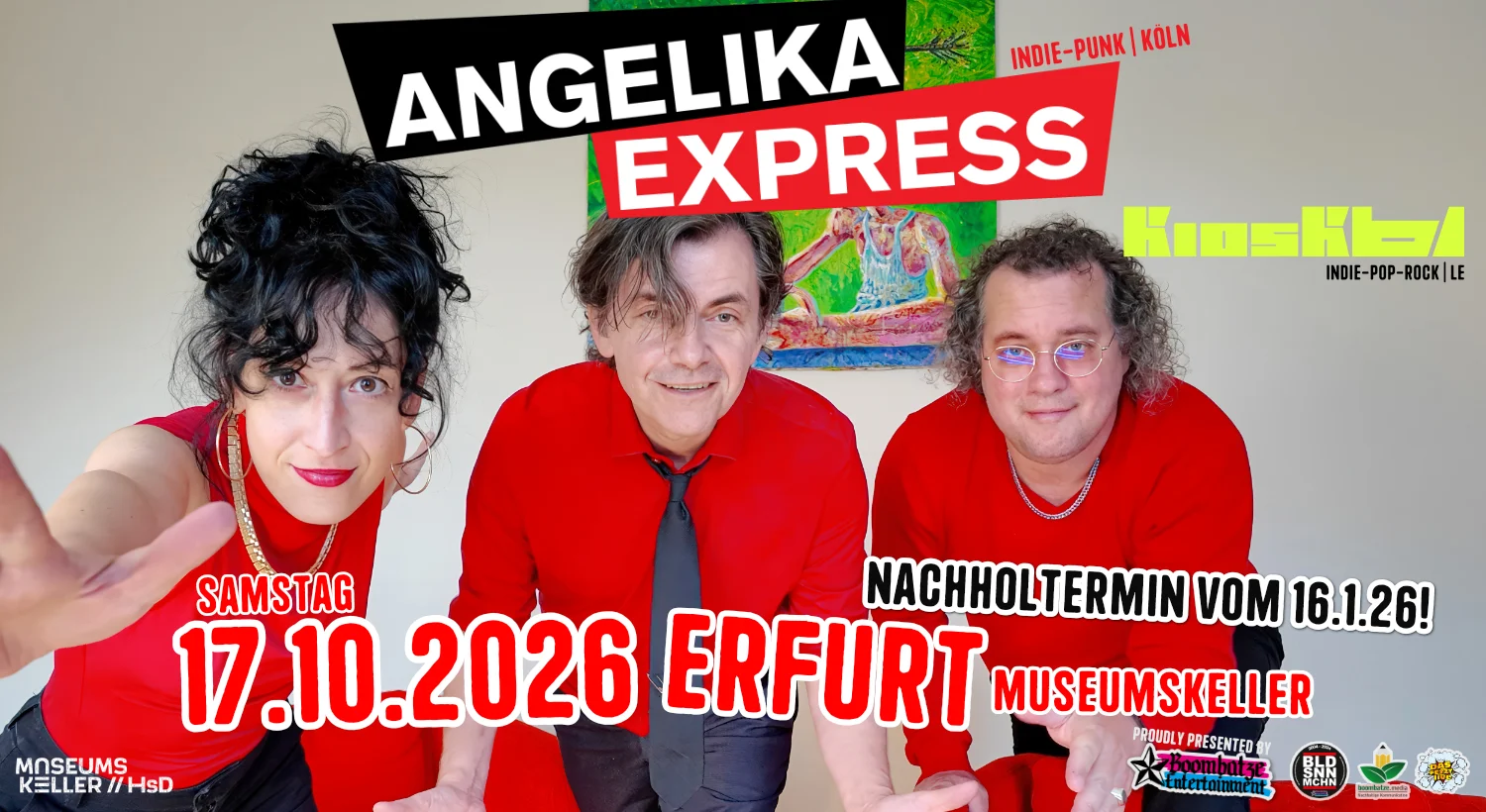 ANGELIKA EXPRESS [K] + KIOSK61 [LE] | Museumskeller Erfurt